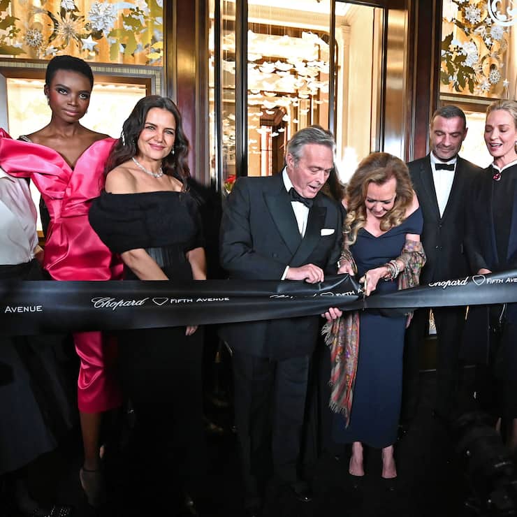 Neue Flagschiff: Die Scheufeles eröffnen die neue Boutique von Chopard in New York.