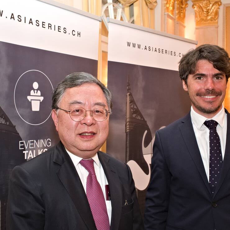 Ronnie Chan, Chairman, Hang Lung Property Group; Callam Fletcher, Founder & Executive Director, Asia Leaders Series
