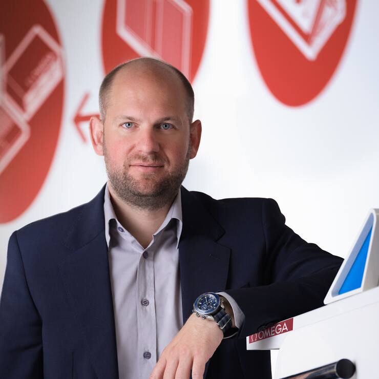 Portrait von Alain Zobrist, CEO von Swiss Timing