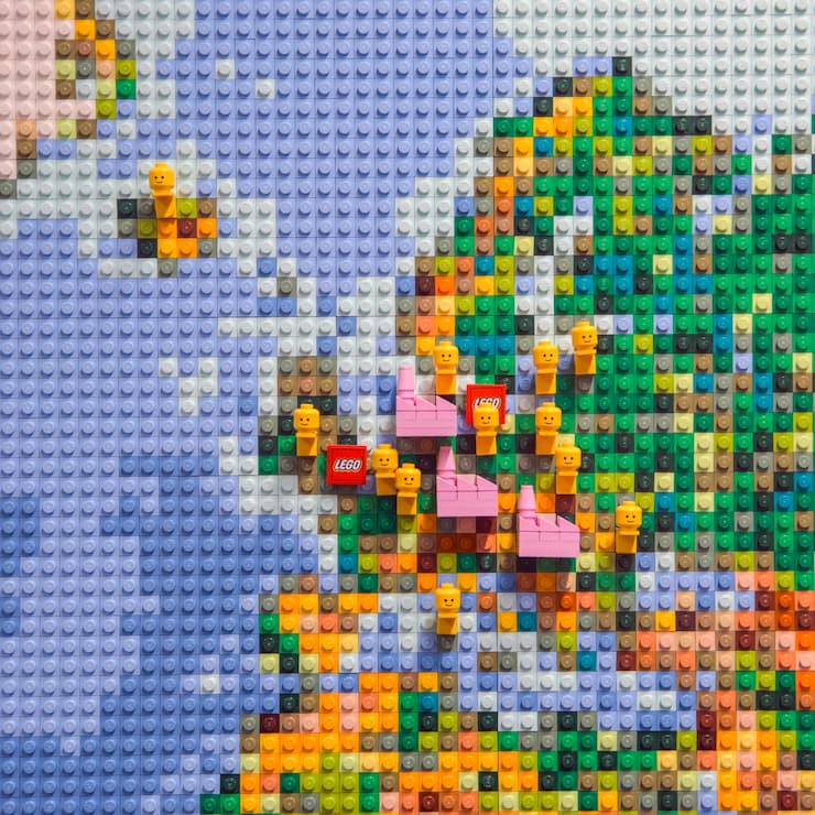 Lego goes Bio2024 stellten die Dänen eine Billion Steine aus Plastik her. Nun investiert Lego in grossem Stil in nachhaltige Materialien.