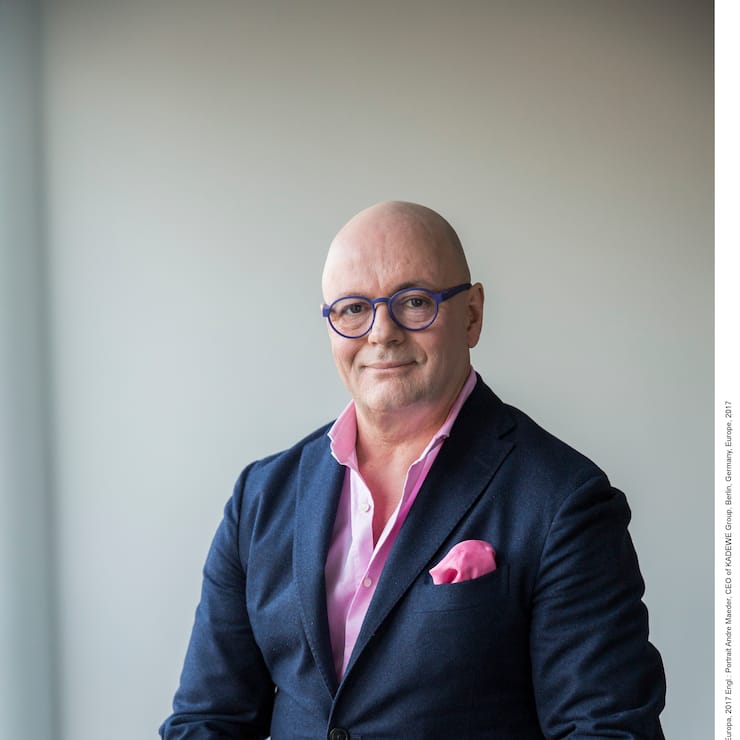 Portrait Andre Maeder, CEO KADEWE Group, Berlin, Deutschland, Europa, 2017 Engl.: Portrait Andre Maeder, CEO of KADEWE Group, Berlin, Germany, Europe, 2017