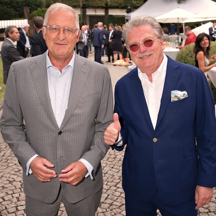 Die Gastgeber:Stephan Reifferscheid, Partner, Knight Gianella;Sandro V. Gianella, Partner, Knight Gianella