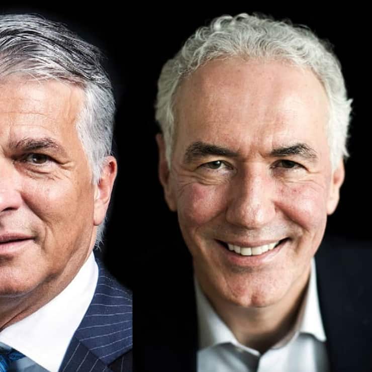 Severin Schwan, Sergio Ermotti und Richard Ridinger SMI