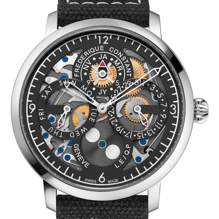 Frédérique Constant Slimline Perpetual Calendar Manufacture Designed by Peter Speake