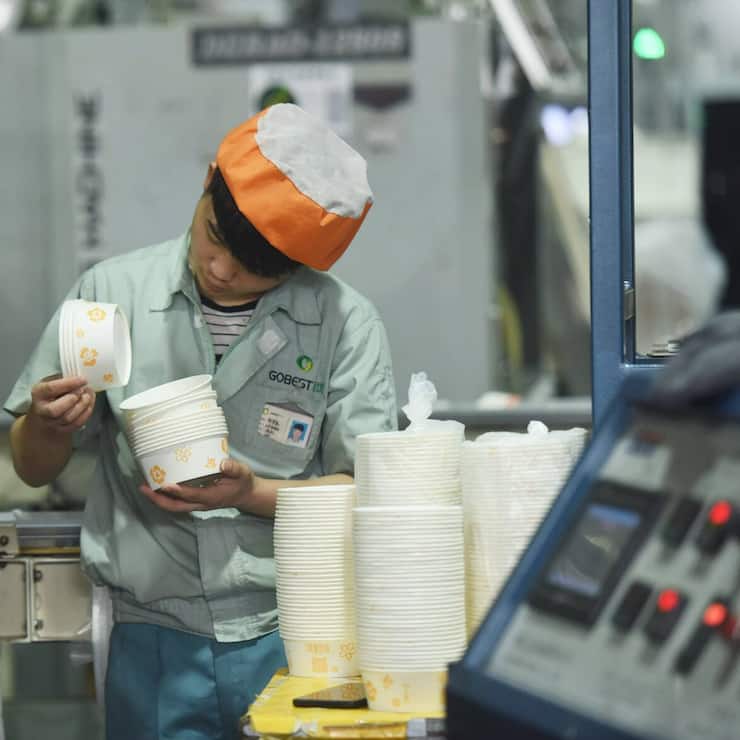 China Industrie Arbeiter