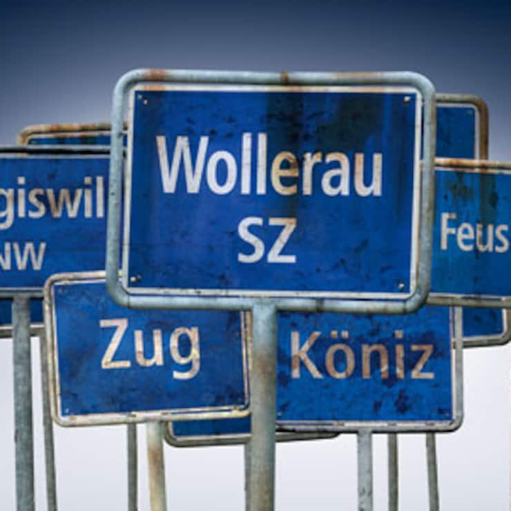 Ortstafeln von Schweizer Steueroasen: 2017 haben sich so viele Steuersünder wie noch nie selbst angezeigt