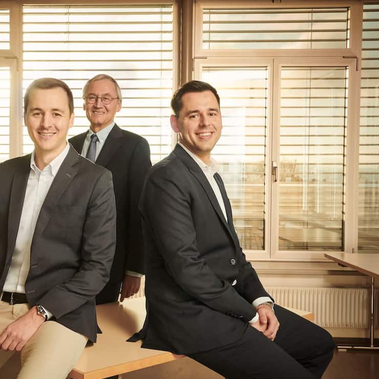 Olivier, Daniel und Marc Schluep