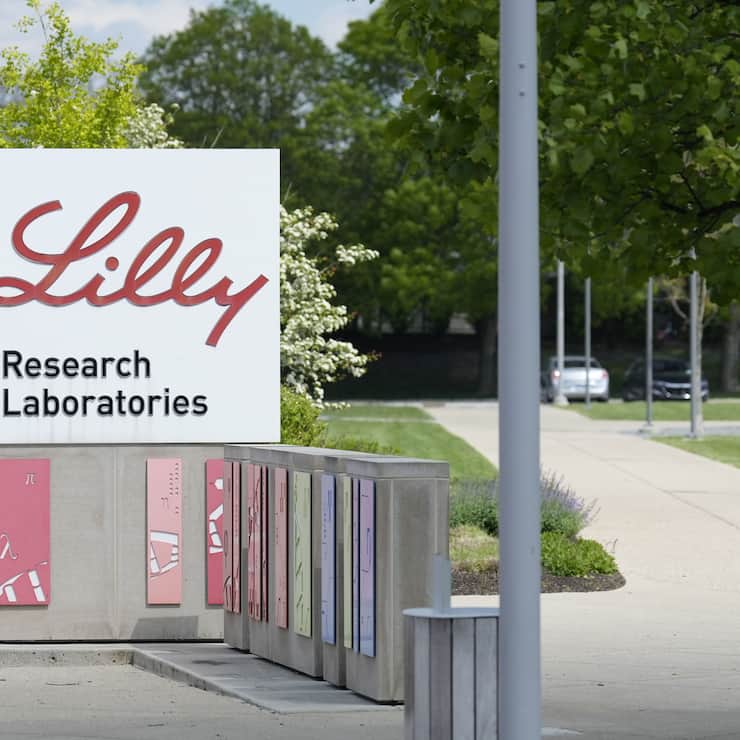 Hauptquartier von Eli Lilly in Indianapolis, USA.