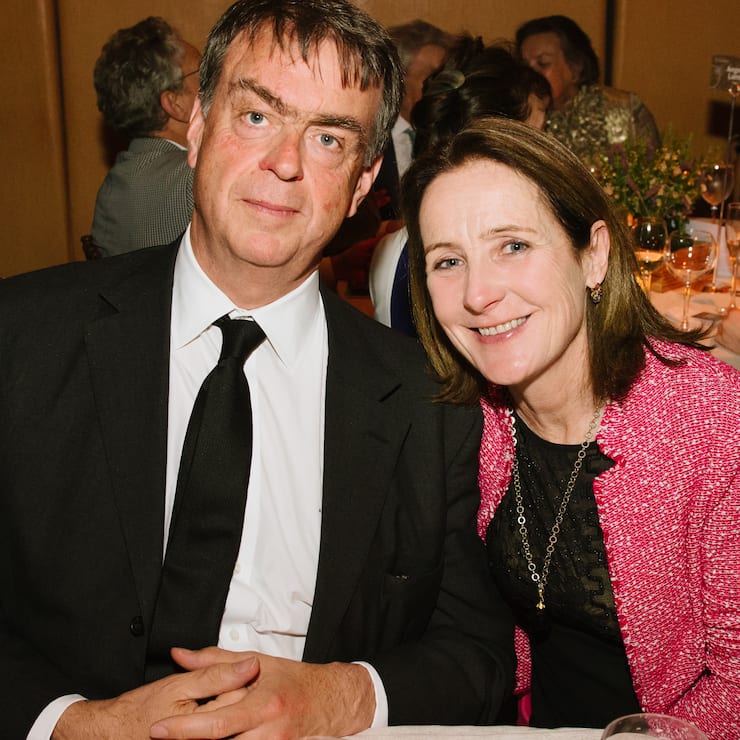 Andre Hoffmann, Praesident Fondation Hoffmann mit Ehefrau