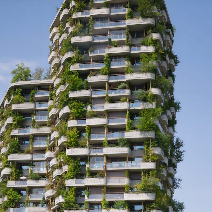 Garten Hochhaus Aglaya in Risch-Rotkreuz