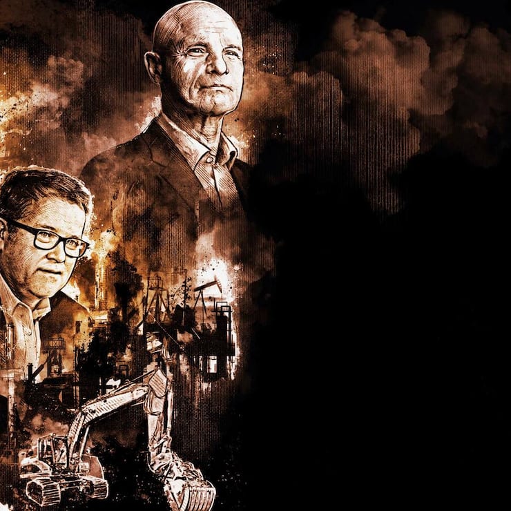 Illustration Rohstoff-Giganten (Bilanz-Titelgeschichte 05/22)