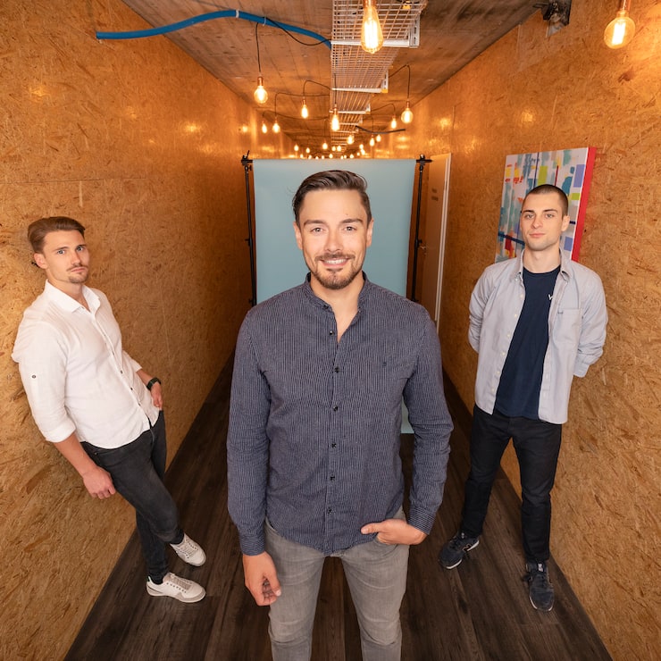 Von links nach rechts: Ben Simon, Joel Roos, Caspar Leuzinger