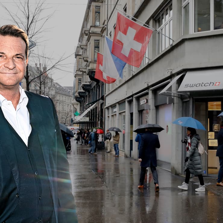 10.03.2020  ZÃ¼rich , SCHWEIZ  ,   Swatch Filiale Bahnhofstrasse ZÃ¼rich (c) Foto Manuel Geisser