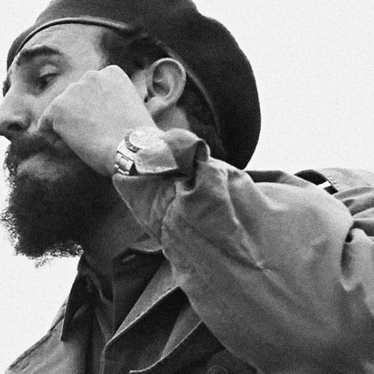 Fidel Castro mit Rolex