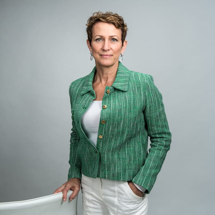 Inga Beale, chief executive officer of Lloyds of London, poses for a photograph following a Bloomberg Television interview in London, U.K., on Wednesday, July 11, 2018. Beale said she wants to seek a leadership role in at least one more company after leaving the insurance market next year. Photographer: Chris J. Ratcliffe/Bloomberg