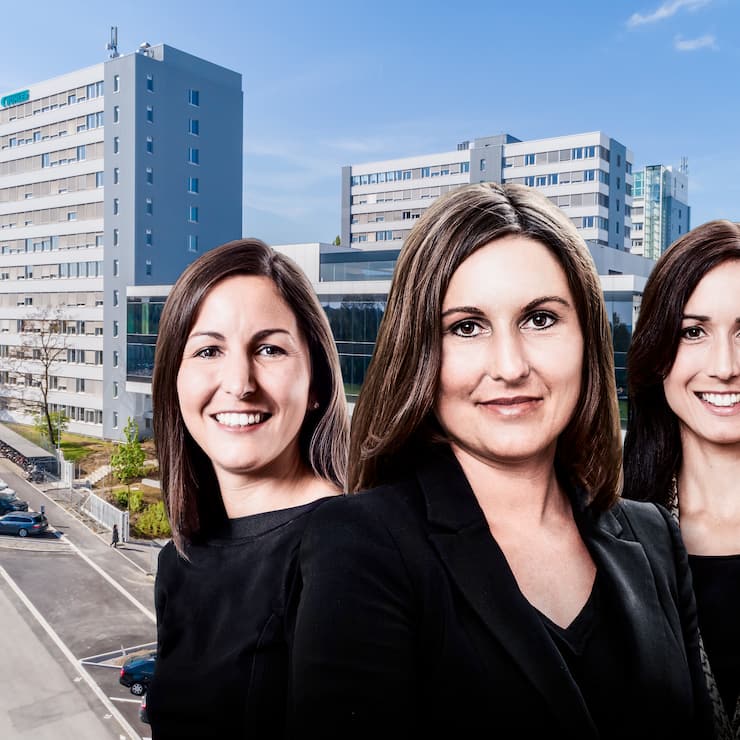Die Buehler-Schwestern Jeannine Martina Bühler, Karin Bühlern und Maya Bühler