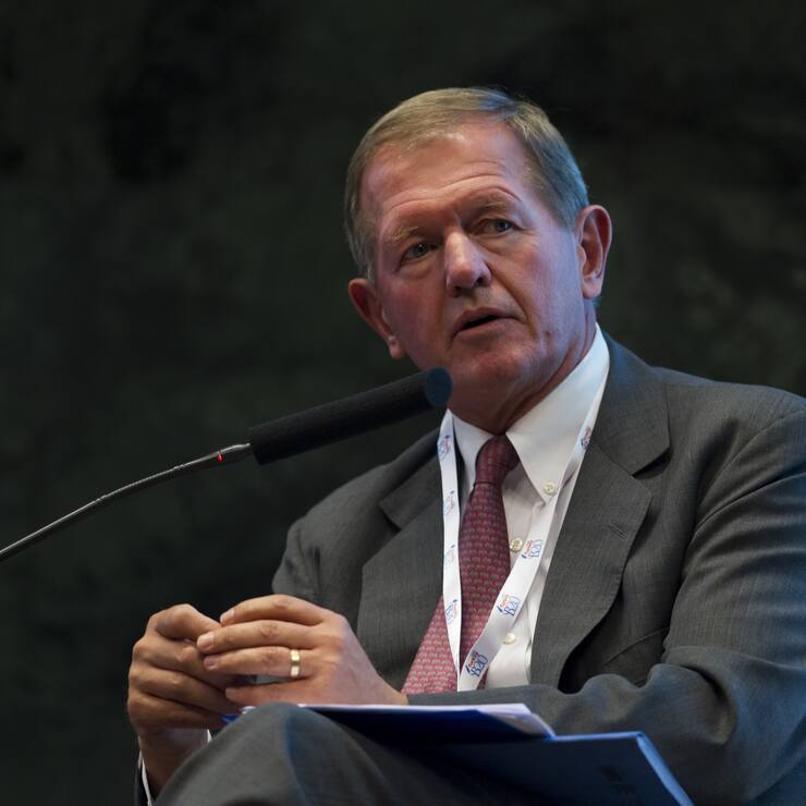 ANKARA, TURKEY - SEPTEMBER 03: Chairman of SEB Marcus Wallenberg gives a speech during the Business 20 (B20) Turkey Summit at TOBB headquarters on September 03, 2015 in Ankara, Turkey. (Photo by Aykut Unlupinar/Anadolu Agency/Getty Images)