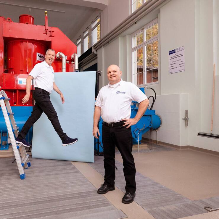 Einen Schrittvoraus: Christine Tanner, Rudolf Tanner und Peter Frei (v.l.) erkennen Defekte früher als andere.