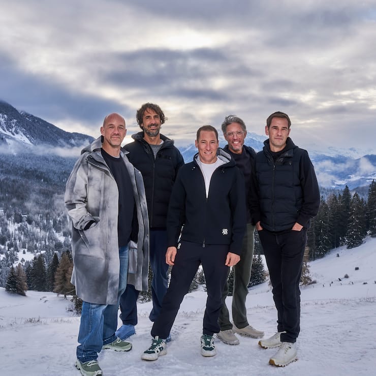                On TopDavid Allemann, Caspar Coppetti, Marc Maurer, Olivier Bernhard und Martin Hoffmann (von links) auf der ­Lenzerheide.                
