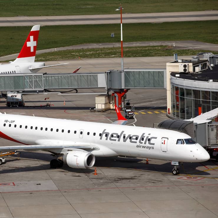 Flughafen Helvetic Flieger