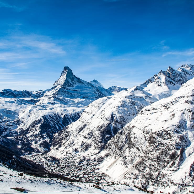 Ausblick von der Tufternkumme aufs Matterhorn