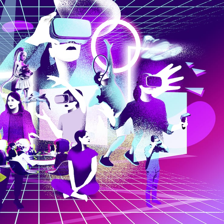 Illustration Metaverse (Bilanz 03/22)