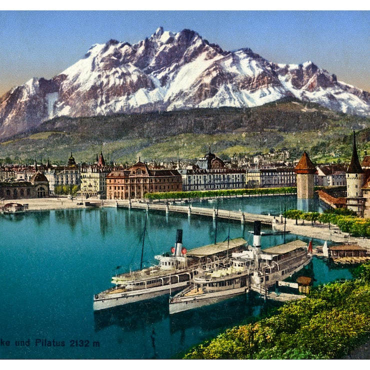 Luzern alt postkarte