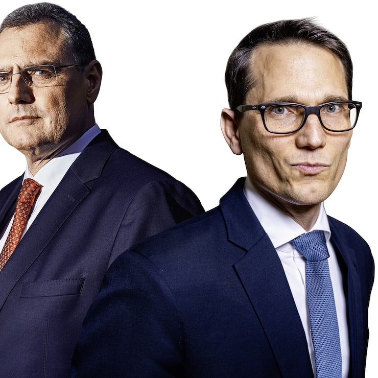 Nationalbank-Präsident Thomas Jordan (l.) stellte die Weichen so, dass Martin Schlegel als sein Nachfolger de facto alternativlos ist.