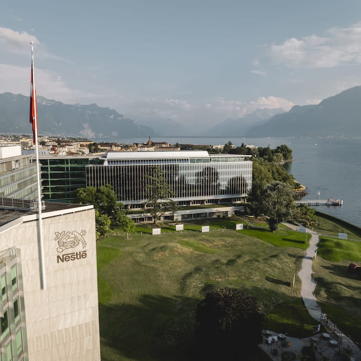 Das Nestlé-Hauptquartier in Vevey.
