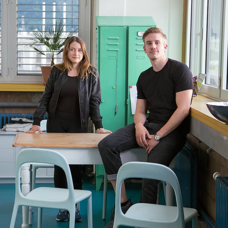 Simon Bachmann CEO & Co-founder Séverine Chardonnens Co-Founder & CCO Idun Technologie