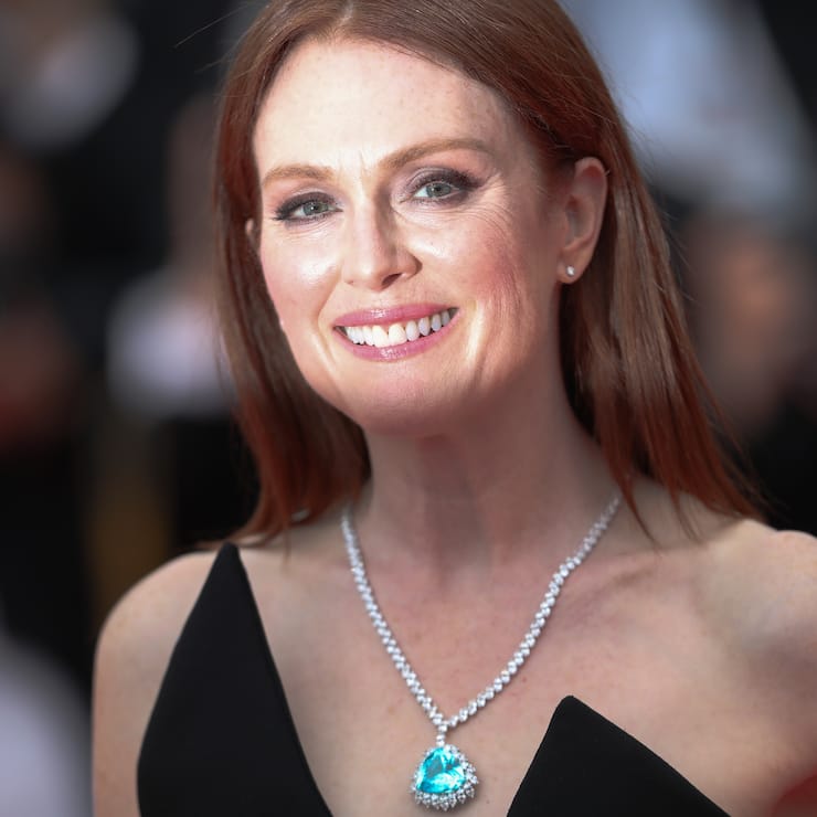 Actress Julianne Moore attends the screening of 'Yomeddine' during the 71st annual Cannes Film Festival at Palais des Festivals on May 9, 2018 in Cannes, France.