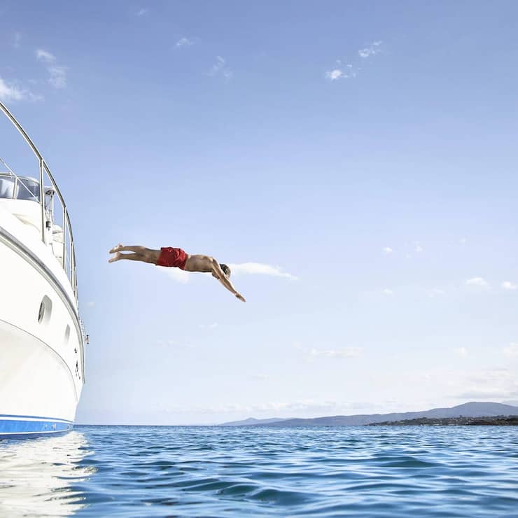 Yacht Luxus Reichtum Meer Rente Freizeit