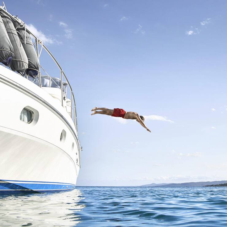 Yacht Luxus Reichtum Meer Rente Freizeit