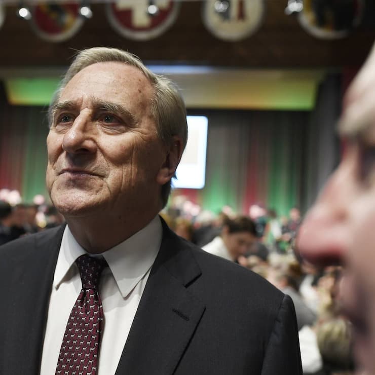 Alt-Nationalrat Walter Frey an der Albisguetli-Tagung in Zuerich am Freitag, 17. Januar 2020