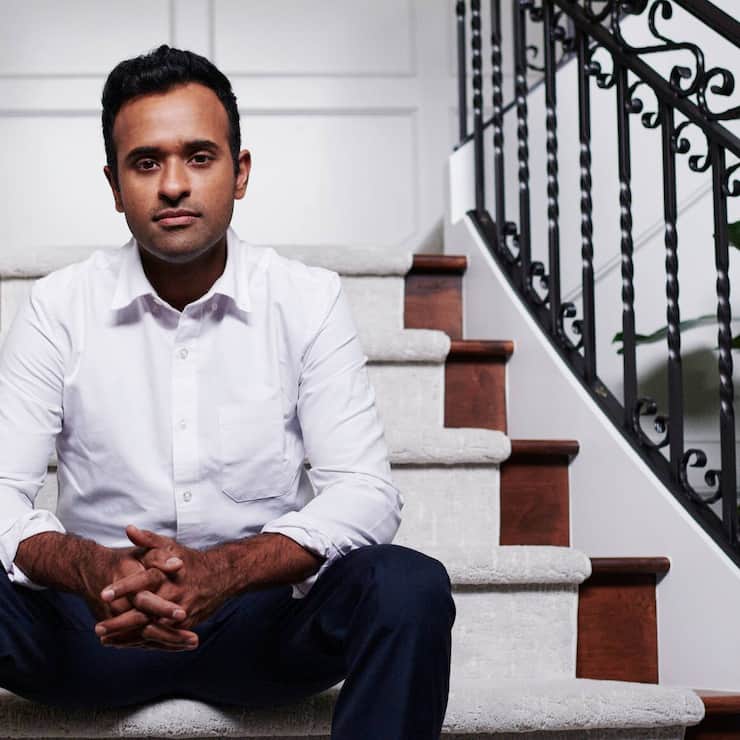 Vivek Ramaswamy in Columbus, Ohio - darf nur einmalig für BILANZ Print + Online, November 2021 verwendet werden.