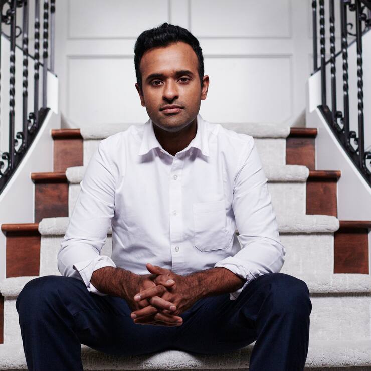 Vivek Ramaswamy in Columbus, Ohio - darf nur einmalig für BILANZ Print + Online, November 2021 verwendet werden.