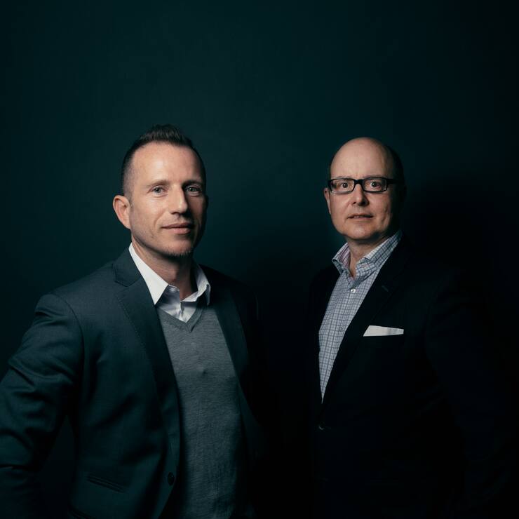 Globalance Bank Mit David Hertig (l.) und Daniel Muntwyler