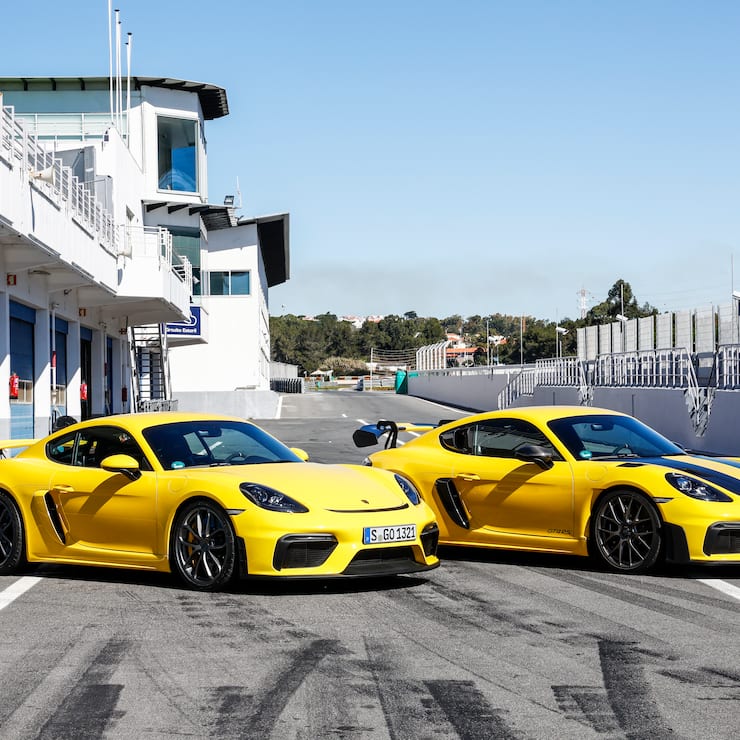 Fahrveranstaltung des neuen Porsche 718 Cayman GT4 RS in Estoril