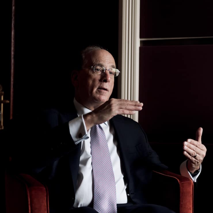 Laurence Lary Fink, Chef des weltgrössten Vermögensverwalters Blackrock, fotografiert im Dolder Grand. (Bild: Annick Ramp / NZZ)
