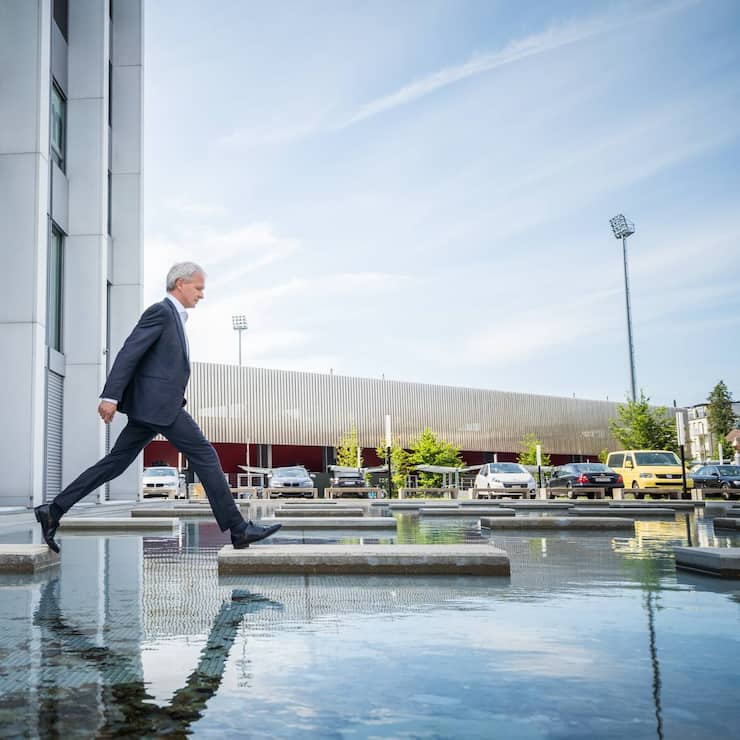 Sulzer Ceo Gregoire Poux-Guillaume im Headquarters. Winterthur (ZH)