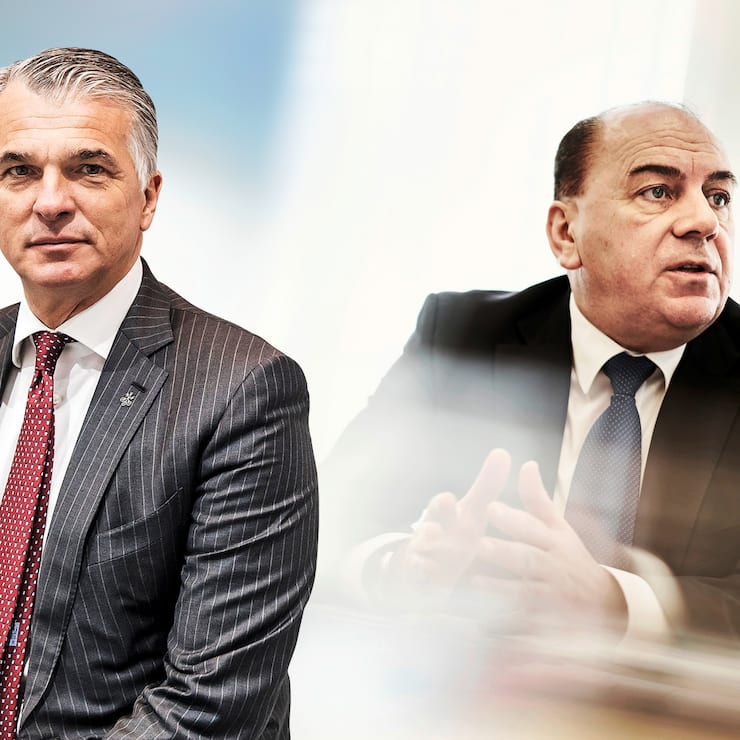 Axel Weber und Sergio Ermotti