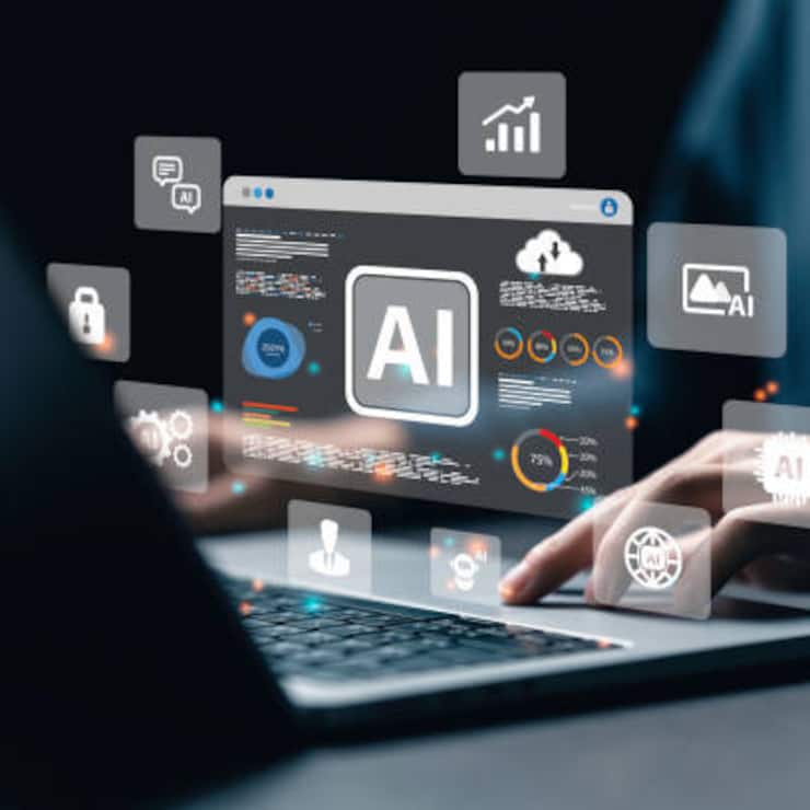 Visualisierung, wie ein Datenanalyst Informationen verarbeitet.