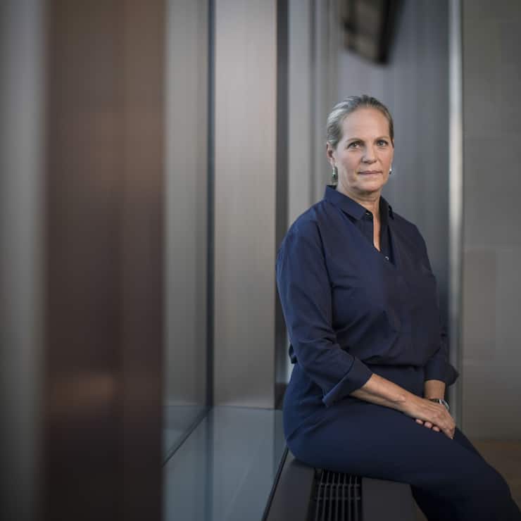 Ariane de Rothschild, chief executive officer of Edmond de Rothschild Holding SA, poses for a photograph following a Bloomberg Television interview in London, U.K., on Thursday, Sept. 12, 2019. Edmond de Rothschild, through its subsidiaries, provides wealth and asset management, investment and private banking, fund administration, and advisory services. Photographer: Simon Dawson/Bloomberg