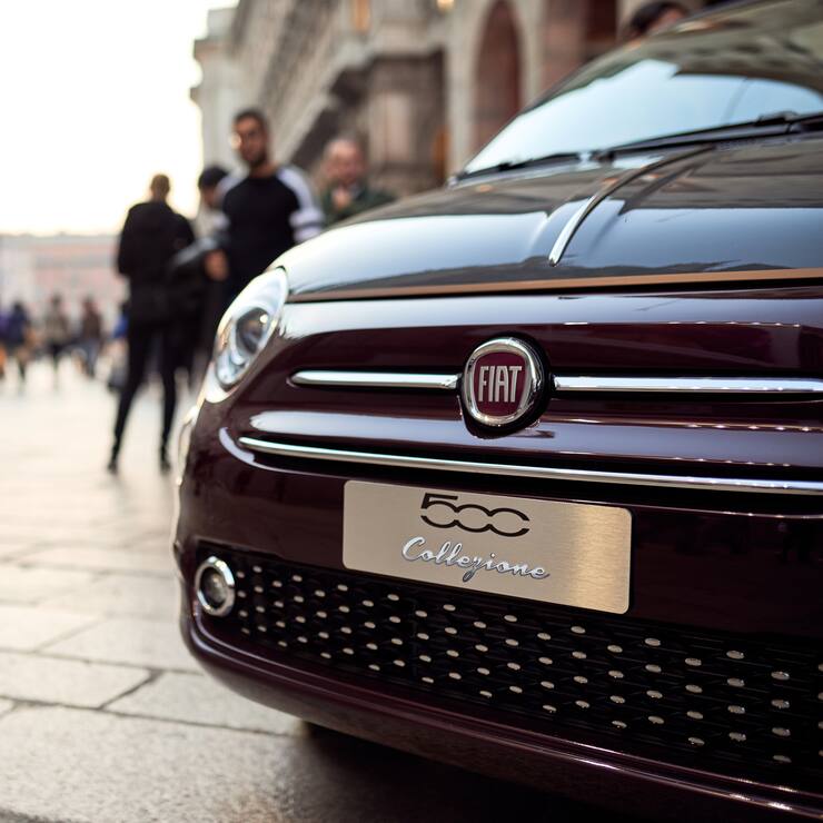 MILAN, ITALY - OCTOBER 25: The New Fiat 500 Collezione Hits the Catwalk in Milan on October 25, 2018 in Milan, Italy. (Photo by Guido De Bortoli/Getty Images for Fiat 500 Collection)