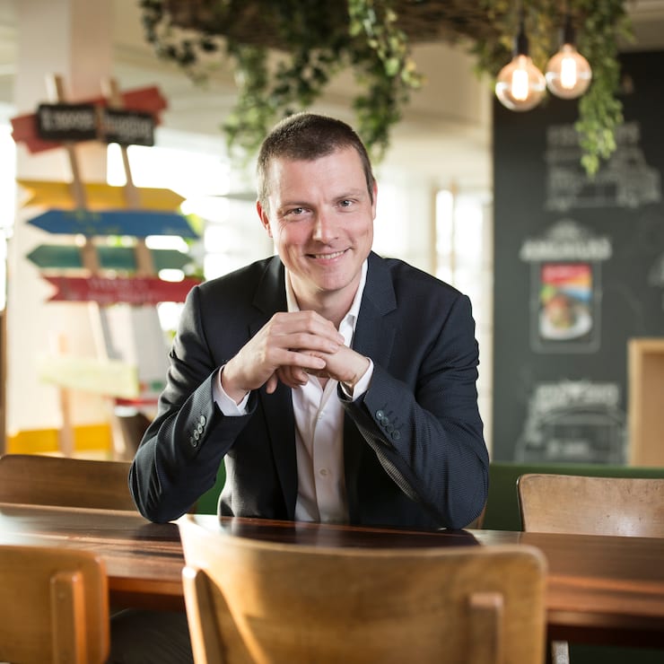 Dominic Millioud, Country Manager eat.ch, in seinem BÃ¼ro in ZÃ¼rich