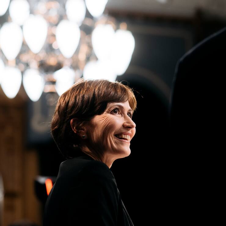 Regula Rytz, PrÃ¤sidentin der GrÃ¼nen. Wahlen 2019. (Bild: Christoph Ruckstuhl / NZZ)