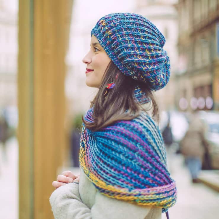 Schaufenster Spiegel Frau