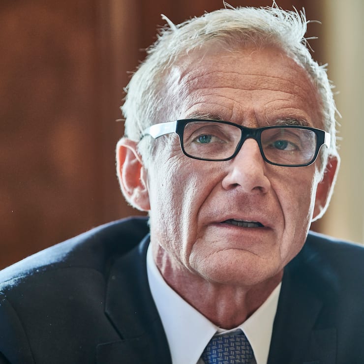 Urs Rohner, Verwaltungsratspraesident der Bank Credit Suisse, aufgenommen am 1. Oktober 2019 in Zuerich. (KEYSTONE/RenÃ© Ruis)