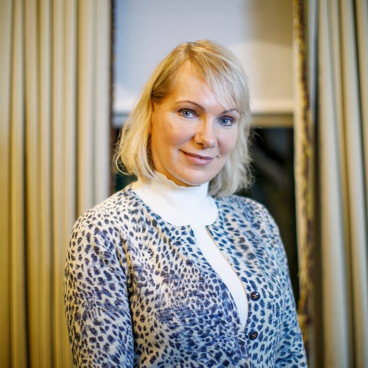 Russian-Swiss businesswoman, Margarita Louis-Dreyfus is photographed at the Milestone Hotel in London on December 5, 2018.