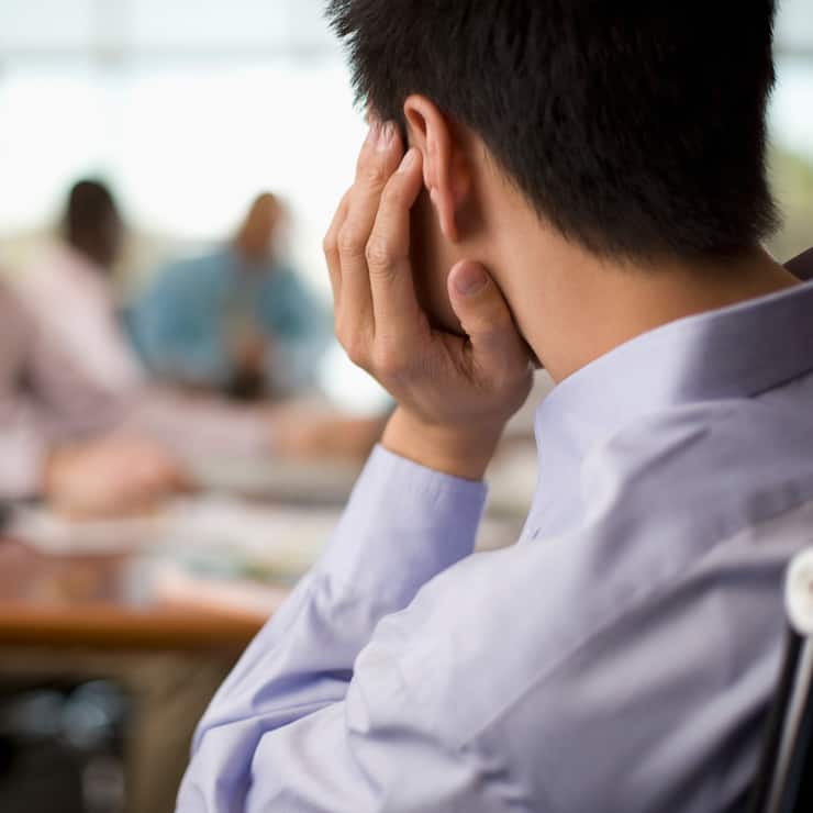 Businessman in Meeting